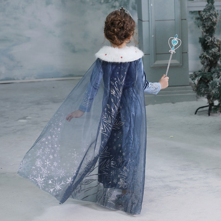 Elsa%20Dress%20for%20Girl%20Princess%20Birthday%20Party%20Winter%20Costume%20Kids%20Cosplay%20Frozen%20Evening%20Long%20Sleeve%20Clothes%20Snow%20Queen%20-%20Image%206