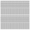 50Pcs 1/8 Inch Wall Masonry Drill Bit M2 High Speed Steel Spiral Saw Tip Cutting Bits for Drywall Brick Concrete Marble Drilling. 