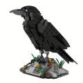 NEW MOC Animal Raven Building Blocks Set Bird Model Bricks Assembly Toys Birthday Xmas . 