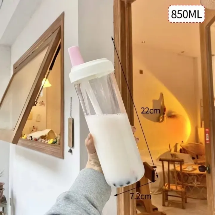 500/850ml%20Water%20Bottles%20Straw%20Cup%20Juice%20Milk%20Plastic%20Cup%20with%20Lid%20Straw%20Bubble%20Tea%20Coffee%20Cups%20Large%20Capacity%20Drinkware%20-%20Image%207