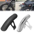 Motorcycle Front Fender For Honda CG125 Retro Black/ Chrome Retrofit Mudguard Mud Flaps Splash Guard Motorbike Accessories. 
