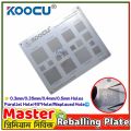 Kocu multiple objective BGA Rebeling Stencil 0.3/0.35/0.4/Parallel/45 degree hole 0.5mm direct heat template Solder Rework Net. 
