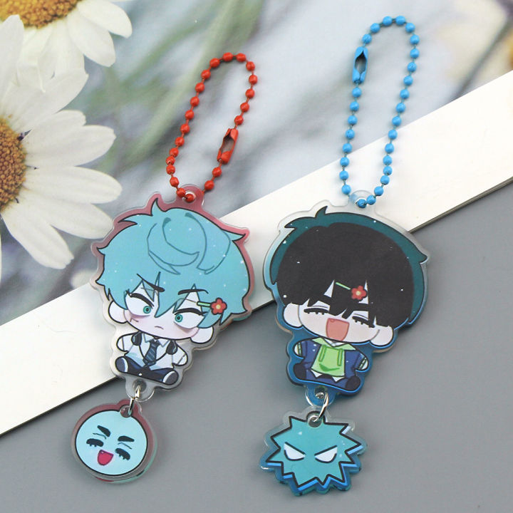 Dangle Chain Keychain ALIEN STAGE IVAN & TILL Dangle-dangle Keychain Man Acrylic Chain for ...