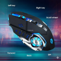 PRO Wired Gaming Mouse RGB with 3200dpi - Breathing LED USB Wired Optical Computer Mouse with 6 Buttons & Braided Wire including Side Buttons - Mouse with FREE Mouse Pad for laptop, PC, Gaming & Office Use by FunBug. 