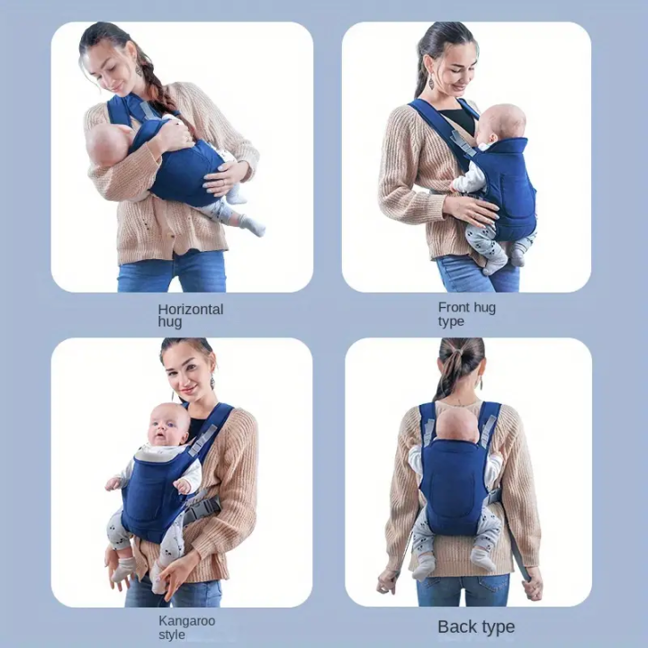 Baby%20Carrier%20Backpack%20Breathable%20Front%20Facing%204%20in%201%20Infant%20Comfortable%20Sling%20Backpack%20Pouch%20Wrap%20Baby%20Kangaroo%20New%20-%20Image%206