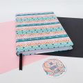 Pastel Doodle Journal Dotted or Lined Pages Notebook A5 Hardcover Diary. 