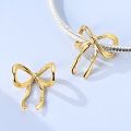 New In 925 Silver Charms Beads Cross Devil's Eye Puppy Bow Charms Pendant Fit Original Bracelet Women Jewelry DIY.
