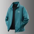 Men Summer Windbreaker Zip Pockets Uv Sun Protection Jackets Breathable Ultraviolet proof Working Clothes Outdoor Skin Thin Coat.