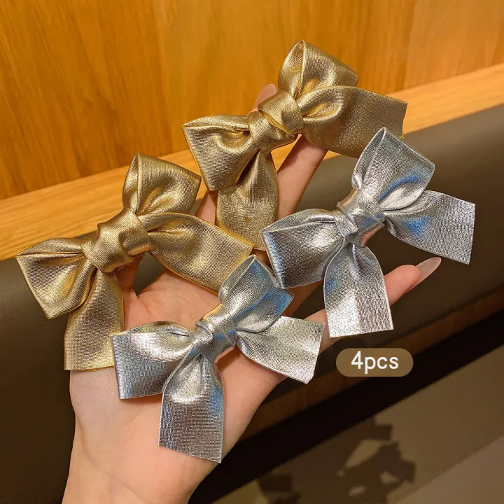 4%20gold%20and%20silver%20bow%20hair%20clips,%20Korean%20style%20hair%20accessories%20suitable%20for%20daily%20use%20-%20Image%205