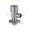 【X】Stainless Steel Angle Valve Toilet Water Valve Kitchen Sink Tap Triangle Valve Toilet Water Heater Valve Angle. 