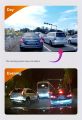 Vavupo 1080P Dual Dash Cam with 170° Wide Angle, Night Vision, G-Sensor, Loop Recording, LED Display, Push Button Control, 150mAh Rechargeable No SD Card Included. 