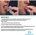 Anti Snoring Mouthpiece Tongue Retainer Helps to Eliminate Snoring Anti Snore Device Silicone Snore Sleep Apnea Anti Ronflement. 