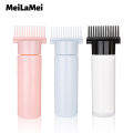 180ml Hair Dye Refillable Bottle Applicator Comb Multicolor Plastic Dispensing Salon Hair Dye Bottl Oil Comb Brush Styling Tool. 