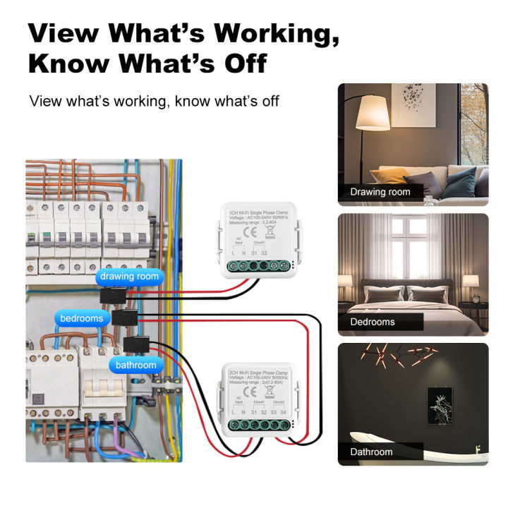 Manhot%20WiFi%20Smart%20Energy%20Meter%20Two%20Way%201,%202%20Channel%20with%20Current%20Sensor%20Clamp%20For%20Tuya/Smart%20Life%20Monitor%20Power%2080A%20110V/240V%20-%20Image%202