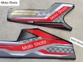 2024 Model Tanki Tapa Sticker Honda CG-125 (Complete Set) -Black. 