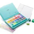 HIMI Twin Cup Jelly Gouache Paint Set, 48 Colors 12g, Jelly Cup Design, Non Toxic Paint for Canvas and Paper, Art Supplies for Professionals.