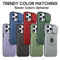Slide Camera Protection Ring Holder Magnetic Case for IPhone 16  Pro Max Plus  Plus for Magsafe Cover. 