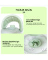 Baby Mother Swim Ring With Sun Canopy Double Seat Inflatable Float Ring Kids Parent-child Swimming Pool Float Seat.