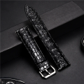 Crocodile Pattern Design Leather Watch Strap 18mm 20mm 22mm 24mm Soft Watchbands Casual Business Wristwatch Band. 