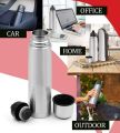 Stainless Steel Flask Hot and Cold Premium Quality Steel Water Bottle Flip Style Vacuum Insulated Flask with cover, Hot and Cold Water Bottle, Double Walled Stainless Steel Bottle for Travel, Home, Office, Outdoor, Gym, Sports, (Silver). 