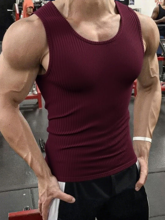 Summer%20Men's%20Vest%20Stripe%20Gym%20Tank%20Top%20Men%20Fitness%20Sleeveless%20Shirt%20Male%20Exercise%20Sports%20Vest%20Undershirt%20Bodybuilding%20Clothing%20-%20Image%206
