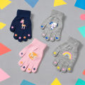 Kids Knitted Gloves Cute Cartoon Animal Childlike Fun Paly Outdoor Gloves Winter Autumn School Girls Boys  Children Gloves. 