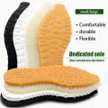 1Pair Anti-skid DIY Replacement Shoes with Thickened Rubber Soles to Repair Wear-resistant Rubber Anti-wear Patches. 