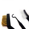 ALLSOME Double-end Steel Wire Brush & Nylon Pick Set Universal Hunting  Cleaning Kit Car Detailing Cleaning Tools. 