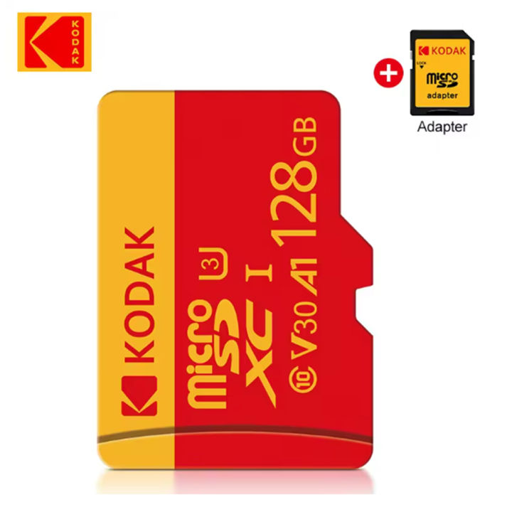 KODAK%20Micro%20SD%20Card%20Class10%20U3%20Memory%20Card%20MicroSD%2064GB%20128GB%20256GB%20SD/TF%20Flash%20Card%20on%20For%20Smartphone%20Tablet%20Camera%20-%20Image%202