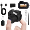 Mini Y3000 Keychain Camera 8MP Photo Tiny Digital Body Cameras Thumb Cam DV Micro Camcorder Support SD Card With Screen for Kids.