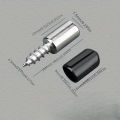 16/32/64Pcs Shelf Bracket, Self Tapping Screws Bracket Shelf Support Pegs, Glass Wood Shelf Peg Heavy Duty Floating Shelf Bracke.