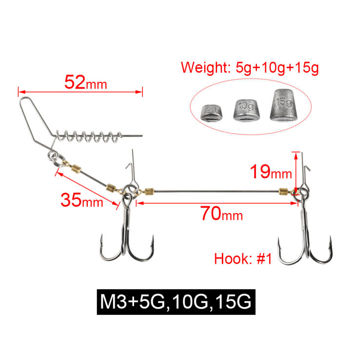 Spinpoler%20Multi-Depth%20Pike%20Stinger%20Rigs%20Fishing%20Hook%20#6%20#1/0%20#2/0%20With%20Sinker%20Weight%205g%207g%2010g%2015g%2020g%20Systerm%20Kit%20For%20Swimbait%20-%20Image%208