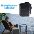 1-5PC Plastic Fishing Barrel Accessory For Meiho Box Vertical Inserted Cup Holder Bottle Raft Beverage Cans Container Side Mount. 