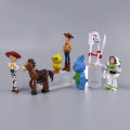 10Pcs Anime Toy Story Action Figure Buzz Lightyear Woody Jessie Alien Kawaii Doll PVC Collectible Model Toys Kid Christmas . 