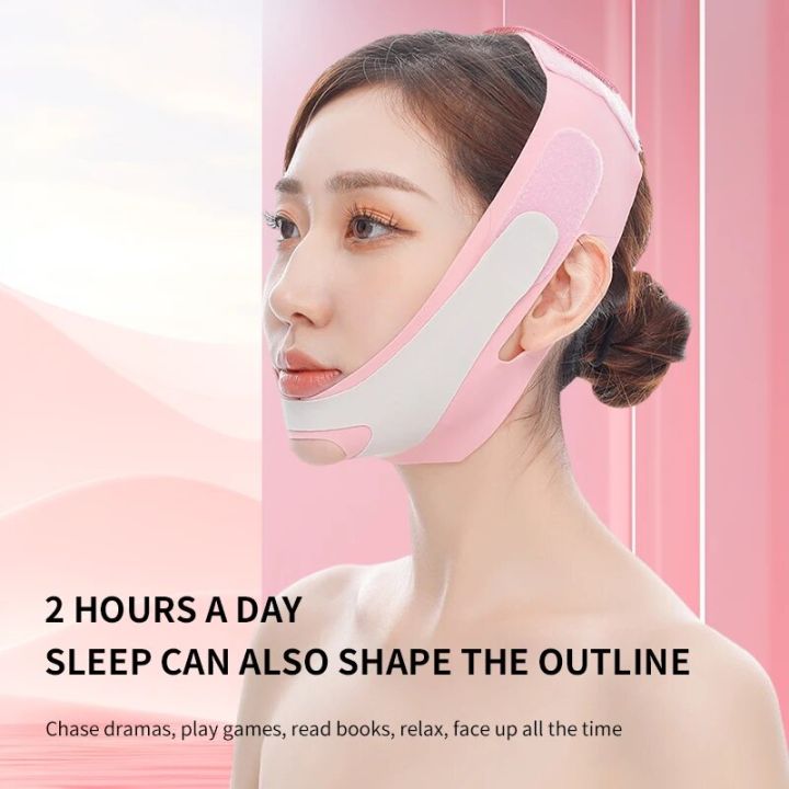 1%20PCS%20TPU%20Mandibular%20Elastic%20Band%20Facial%20Care%20Tool%20Facial%20Bandage%20Lifting%20Sleep%20Small%20V%20Face%20Mask%20To%20Remove%20Double%20Chin%20-%20Image%203