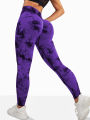 Women's Seamless Tie-dye Yoga Pants High Waist Soft Comfortable Gym Fitness Sportswear Workout Leggings Tights.