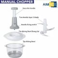 Multi Funtion Hand Pushing Cooker Chopper Manual Tekan Chop Chopper Blender Manual. 
