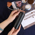 Professional Manual Coffee Grinder Upgrade All-metal Body Anti-slip Design Portable Grinder Burr Inside.