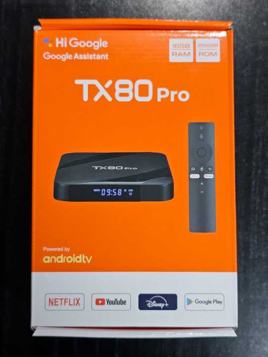 TX-80 PRO Android TV box 24K Ultra HD 16 GB RAM 256 GB ROM Smart Tv Box ...
