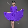 Robe de brevLatine Professionnelle pour Enfant, Tenue de Salle de Bal, Régions ba, Cha, Cha, Samba, Performance. 