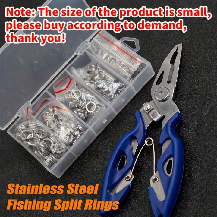 100pcs/200pcs%20High%20Strength%20Heavy%20Stainless%20Steel%20Split%20Ring%20Lure%20Connector%20with%20Fishing%20Pliers%20-%20Image%206