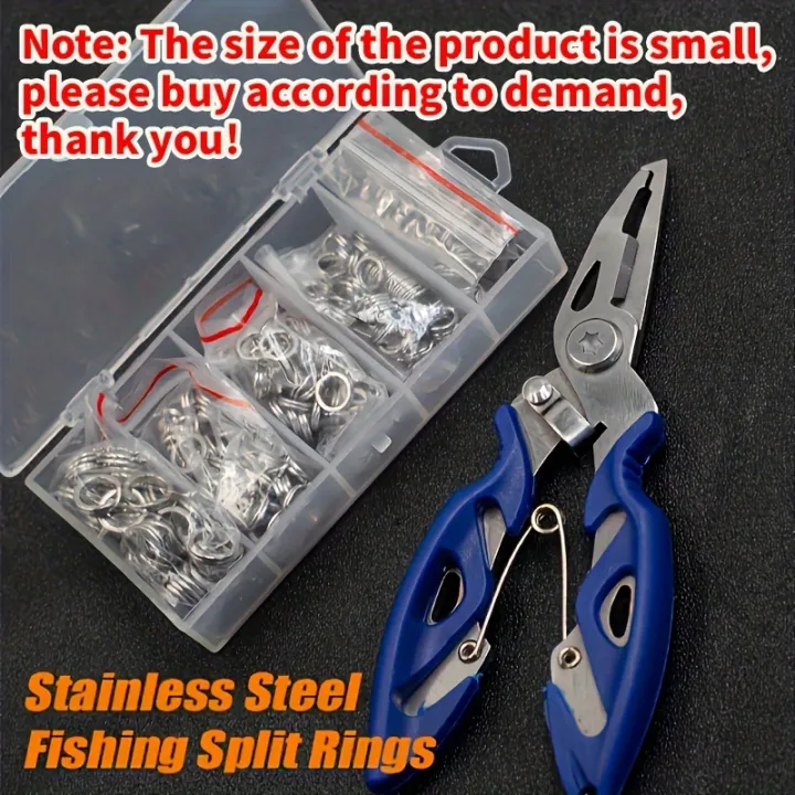 100pcs/200pcs%20High%20Strength%20Heavy%20Stainless%20Steel%20Split%20Ring%20Lure%20Connector%20with%20Fishing%20Pliers%20-%20Image%206
