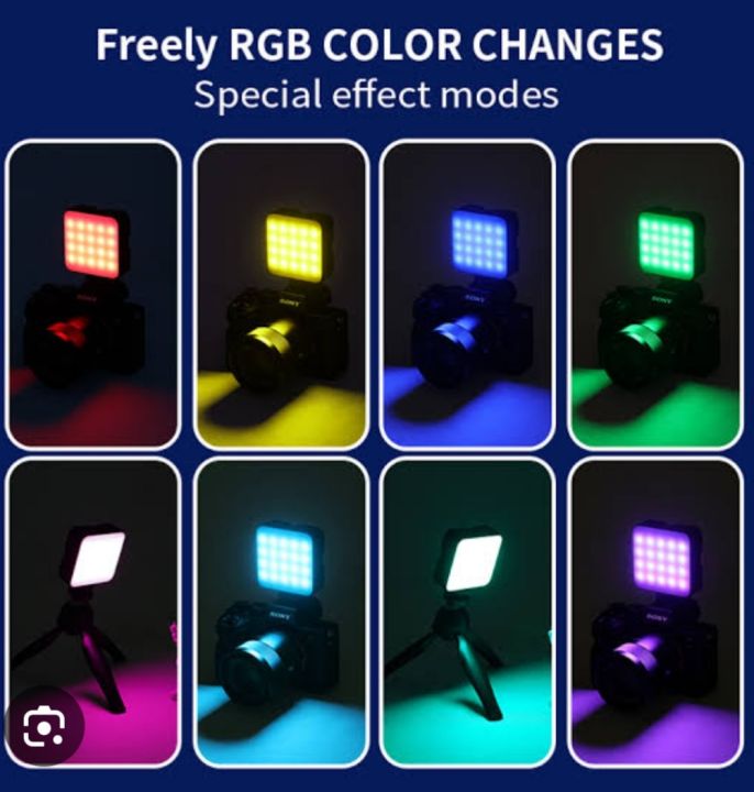 RGB LIGHT FOR CAMERA, JMARY FM-69 RGB LIGHT