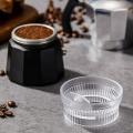 1Pc Universal Coffee Tamper & Distributor - Food Grade ABS Espresso Tool, Rotary Powder Dosing Ring for Moka Pot Leveler.