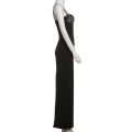 Lace Trim Backless Party Club Birthday Maxi Y2K Dress for Women Summer 2026 Sleeveless Bodycon Split Long Dresses Outfits.
