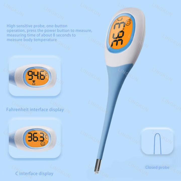 Silicone%20Fast%208S%20Thermometer%20for%20Fever%20Digital%20infrared%20Basal%20Body%20Thermometer%20Oral%20Armpit%20Rectal%20Temperature%20LED%20Display%20-%20Image%207
