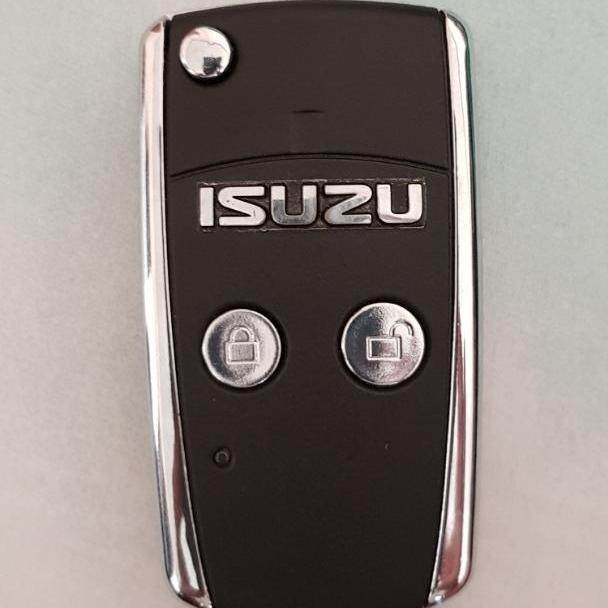 Isuzu D-Max folding key, all new Isuzu, X-series DMAX 2-button with front and back metal logo ** can send Kerry to collect the destination **