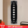 Moon Phase Tapestry Black and White starry sky Wall Hanging Moon Throw Blanket Home Decor Wall Hanging Bohemian Wall Cloth Mural. 