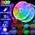 RGB LED Strip Lights 3535 Bluetooth APP IR Remote Control USB 1M 2M 3M 5M 10M 15M 20M 30M Festival Deco Backlight For Home. 