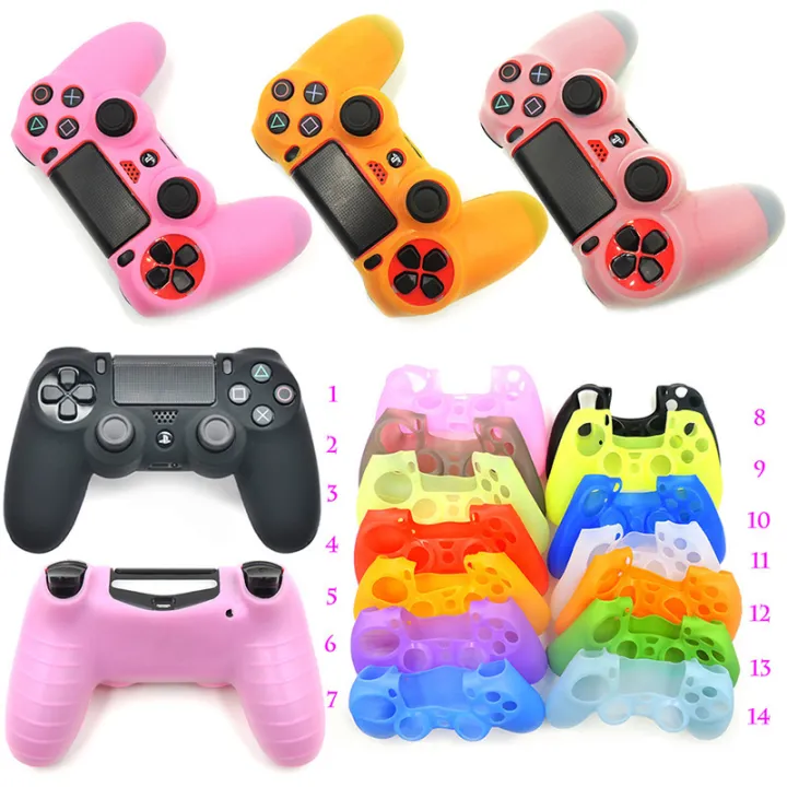 Soft%20Silicone%20Protective%20Control%20Cover%20For%20Playstation%204%20Controller%20Skin%20PS4%20Gamepad%20Case%20With%20Joystick%20Grip%20Caps%20-%20Image%202